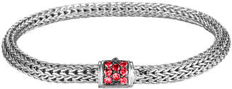 John Hardy Classic Chain Extra Small Red Sapphire Bracelet