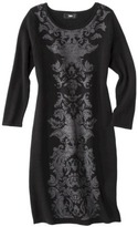 Thumbnail for your product : Mb Mossimo® Women's Longsleeve Printed Sweater Dress - Assorted Colors
