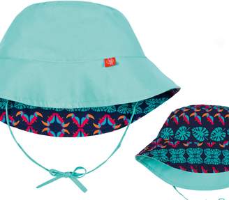 Lassig Baby Reversible Sun Protection Bucket Hat Boys UV-protection 50+, Aqua, Tod/24-36 Mo