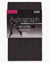 Thumbnail for your product : Autograph 40 Denier Fine Cotton Tights