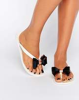Thumbnail for your product : Ted Baker Rafeek Bow Cream Flip Flops