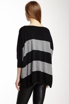 Thumbnail for your product : Acrobat Oversized Striped Dolman Sleeve Sweater