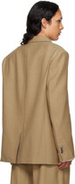 Thumbnail for your product : Recto Khaki Single-Breasted Suit Blazer