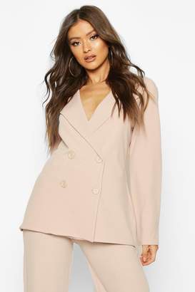 boohoo Button Detail Oversized Duster