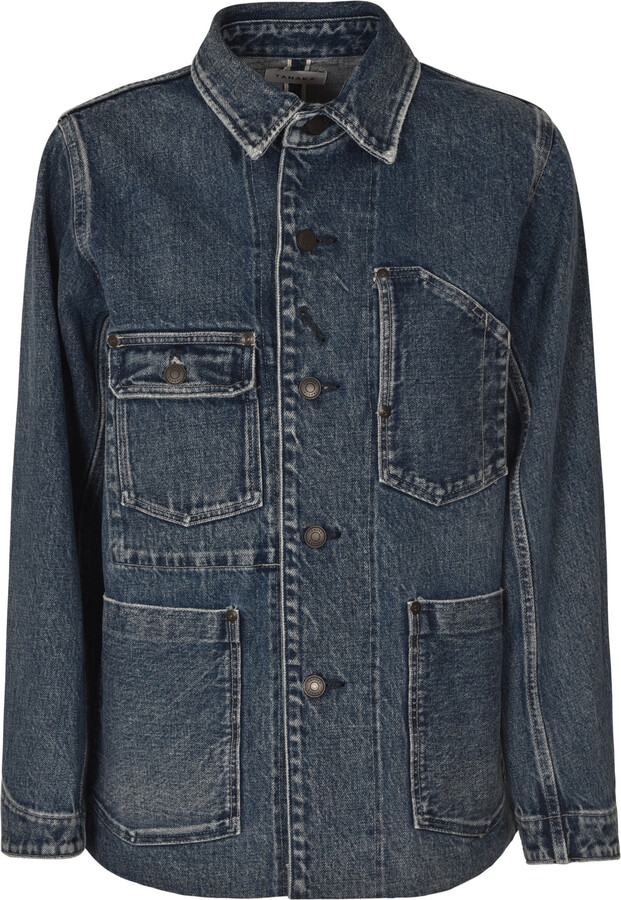Tanaka Denim Buttoned Jacket - ShopStyle