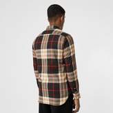 Thumbnail for your product : Burberry Check Cotton Flannel Shirt