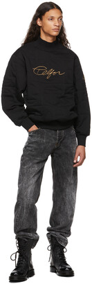 Moose Knuckles x Telfar Black Telfar Edition Quilted Mock Neck Sweater