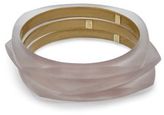 Thumbnail for your product : Alexis Bittar Square Edge Bangles- Set of 3