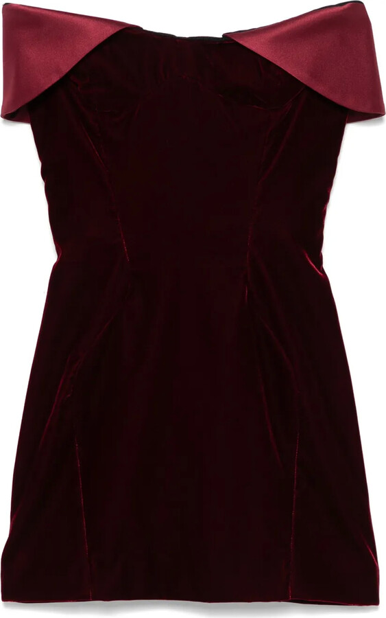 Thierry Mugler Velvet Mini Dress