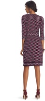Thumbnail for your product : White House Black Market 3/4 Sleeve Printed Wrap Dress