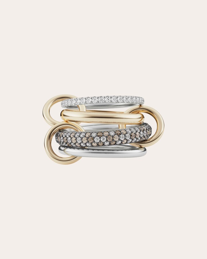 Spinelli Kilcollin Diamond & 18k Gold Two-Tone Vega Ring