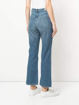 Hysteric Glamour cropped flared jeans