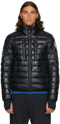 MONCLER GRENOBLE Black Packable Down Quilted Jacket