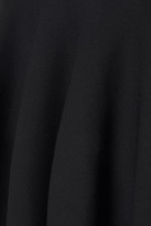 Thumbnail for your product : Carven Flared Ruffle-trimmed Stretch-knit Dress