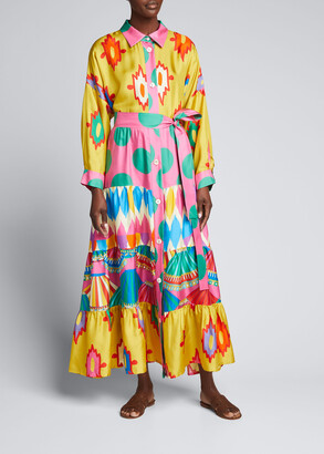 button down silk dress