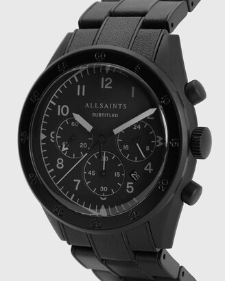 AllSaints Subtitled VII Stainless Steel Watch