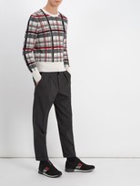 Thumbnail for your product : Moncler Gamme Bleu Checked Cashmere Sweater - Multi