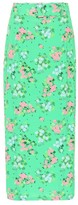 Thumbnail for your product : BERNADETTE Monica floral stretch-jersey skirt