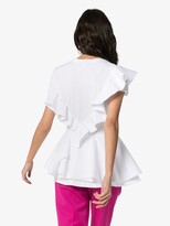 Thumbnail for your product : Alexander McQueen ruffle detail T-shirt