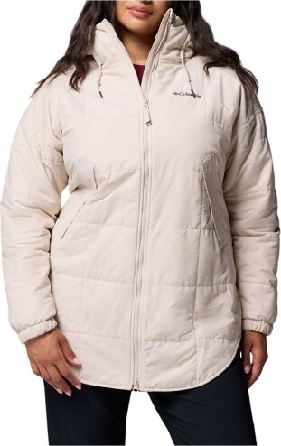 Women's Columbia Chatfield Hill II Novelty Parka 1X Dark Stone