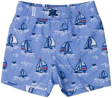 RuggedButts Boys' Seas the Day Swim Trunks Toddler 2T Blue