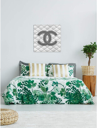 iCanvas Chanel Pearl Logo I Wall Art By Martina Pavlova - ShopStyle