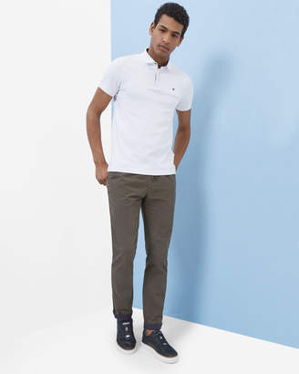 Ted Baker MANGAL Classic fit cotton drawstring chinos