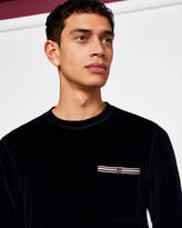 Thumbnail for your product : Ted Baker LEADE Pocket detail cotton sweatshirt