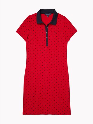 Tommy Hilfiger Essential Dot Print Polo Dress - ShopStyle