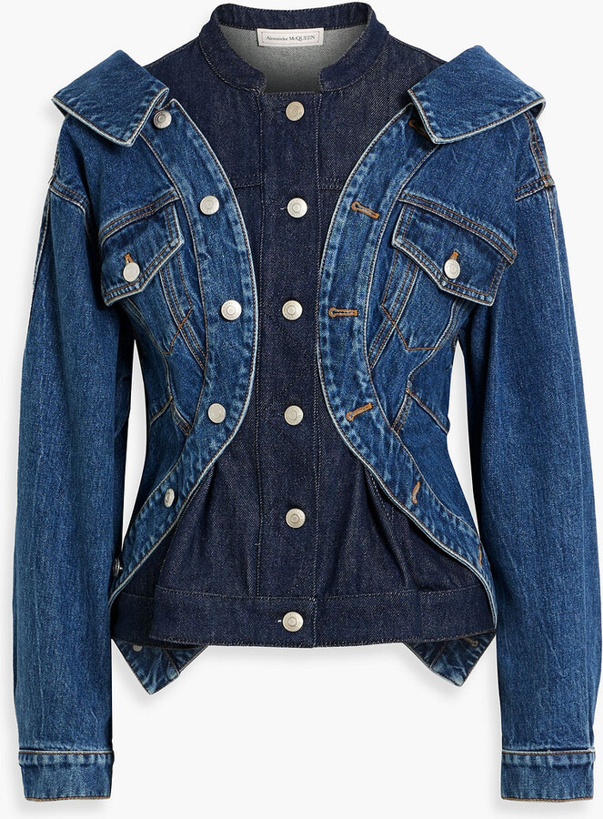 Alexander McQueen Layered denim jacket