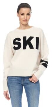 360 Cashmere Sierra Chalk Ski Knit