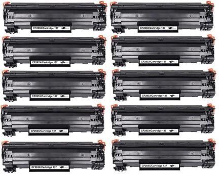 Ninestar Corporation 10 Pack New High-Yield Toner Cartridge For HP 83X CF283X Compatible with HP LaserJet Pro M201n M201dw M225dn M225dw M225rdn