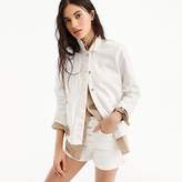 Thumbnail for your product : J.Crew Denim swing jacket in white