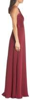 Thumbnail for your product : Paige Hayley Occasions Lace & Chiffon Halter Gown