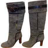 Thumbnail for your product : Paul & Joe Grey Velvet Boots