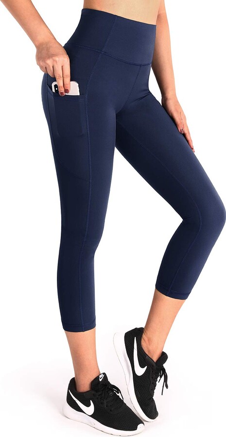OMANTIC Women Yoga Pants with Pockets High Waist Workout Leggings for Women  Running Tights Tummy Control - ShopStyle Trousers