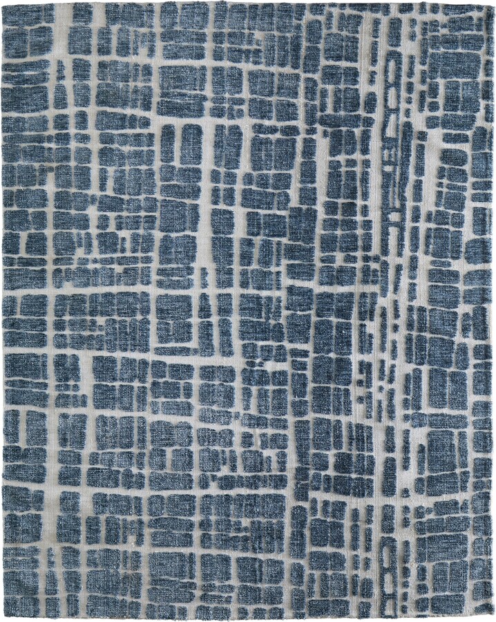 Feizy Colton 8A58F 8'x10' Area Rug - Blue Ivory