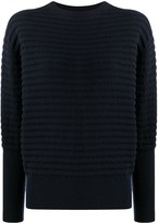 Thumbnail for your product : Colombo Texture Rib-Trimmed Cashmere Jumper