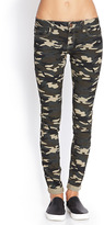 Thumbnail for your product : Forever 21 Camo Skinny Jeans