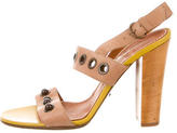 Thumbnail for your product : Lanvin Leather Studded Sandals