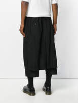Thumbnail for your product : Yohji Yamamoto drop-crotch wrap trousers