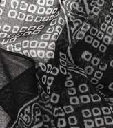 Thumbnail for your product : Saint Laurent Printed wool scarf