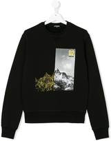 Thumbnail for your product : DSQUARED2 Kids Teen mountain print sweatshirt