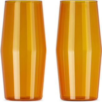 YIELD Orange Century Glasses Set, 16 oz