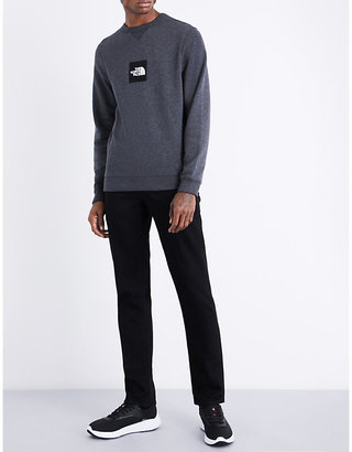 The North Face Fine logo-embroidered cotton-blend sweatshirt