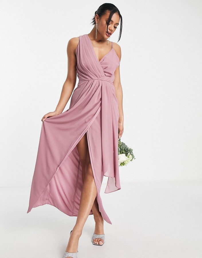 Lavender Wrap Dress | Shop the world's largest collection of fashion |  ShopStyle
