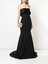 Thumbnail for your product : Alex Perry folded top evening dress