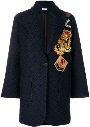 P.A.R.O.S.H. embroidered patch coat