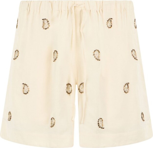 Polo Ralph Lauren Beaded Paisley Shorts