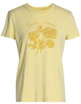 Thumbnail for your product : Sandro Printed Cotton And Modal-blend T-shirt